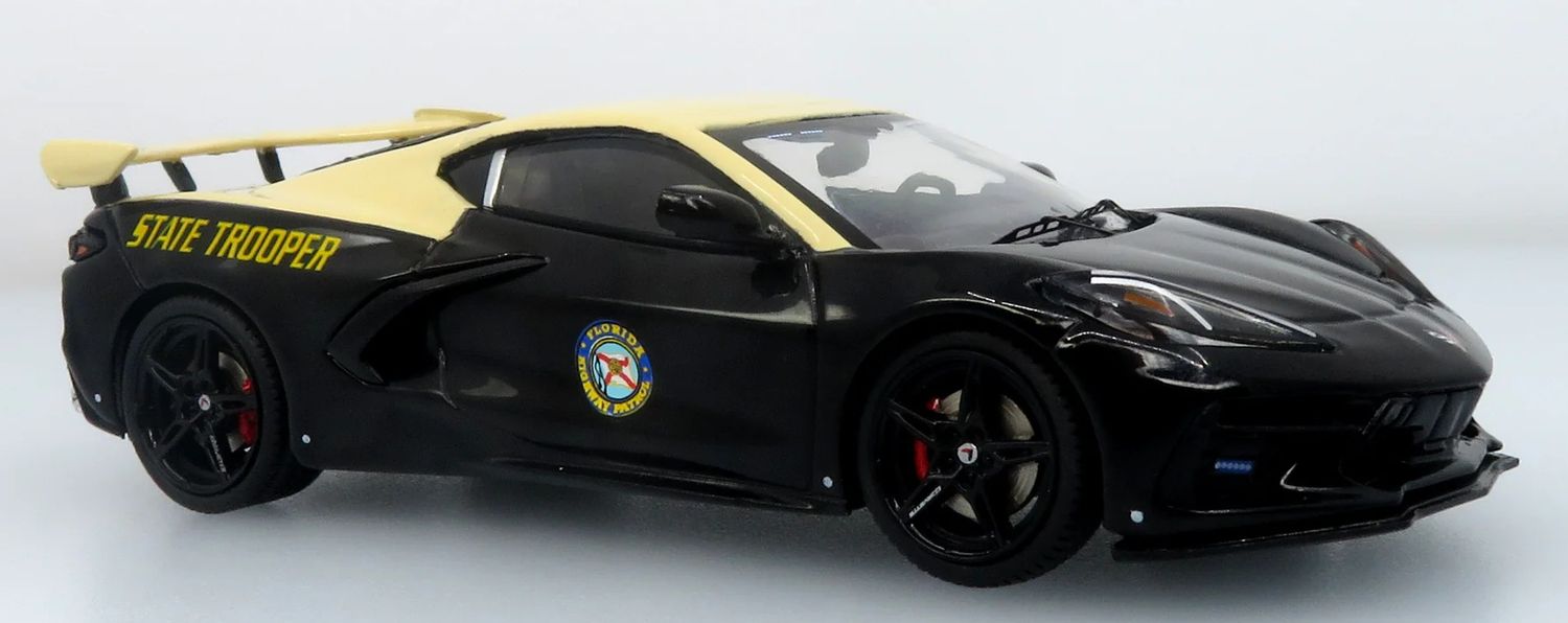 1/43 Florida Highway Patrol 2023 Chevrolet Corvette C8 Interceptor