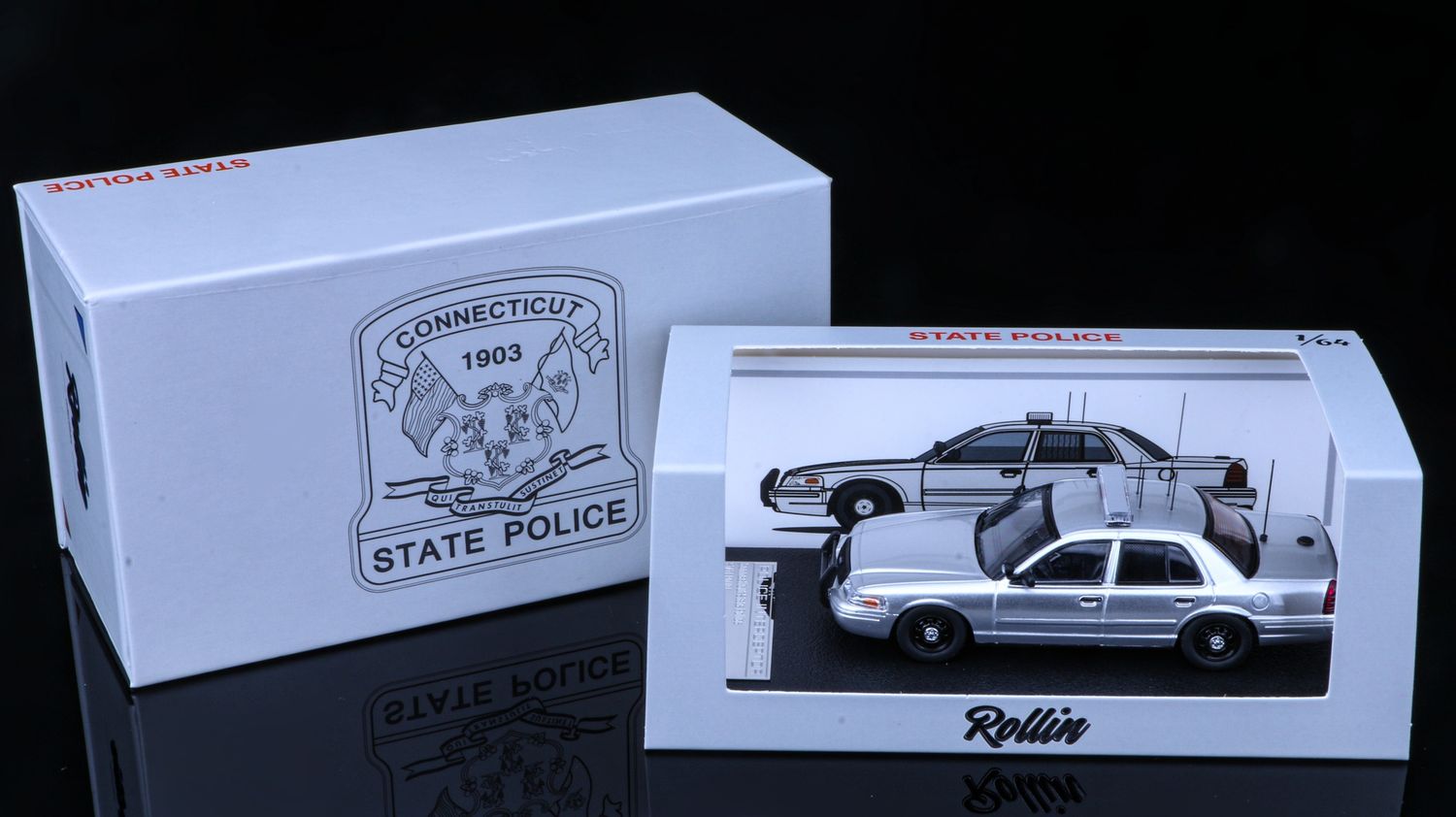 1/64 Connecticut State Police Ford Crown Victoria (with gift box)