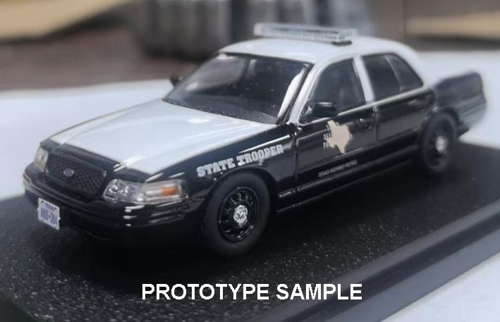 1/64 Texas Highway Patrol Ford Crown Victoria (with gift box)