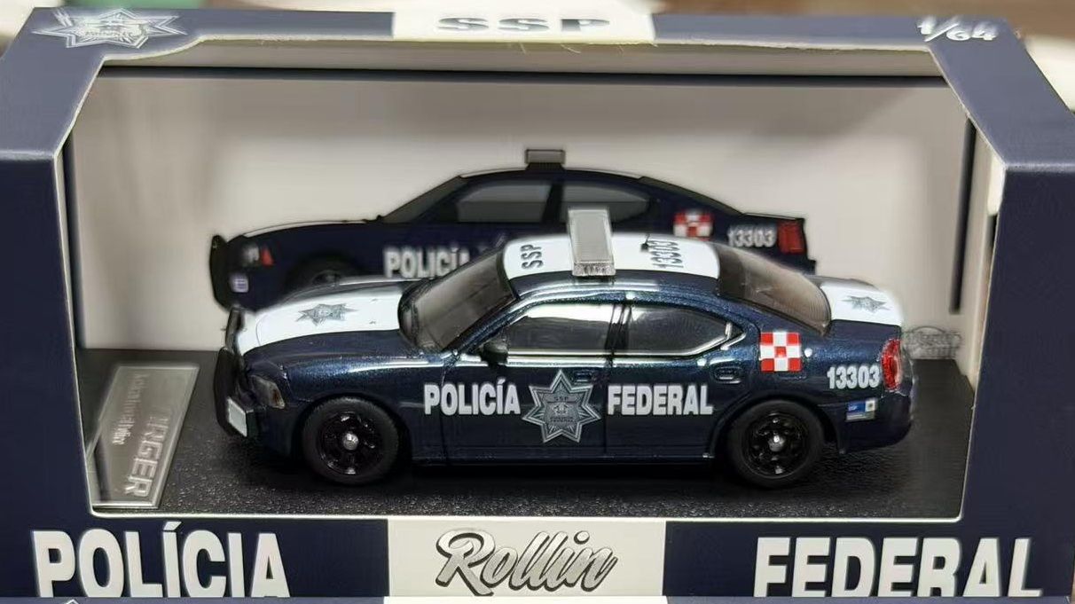 1/64 Policia Federal Mexico Dodge Charger #13303