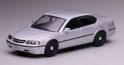 1/64 Police Chevrolet Impala - Silver