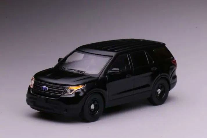 1/64 Unmarked BLACK 2013 Ford Police Interceptor Utility