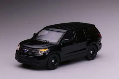 1/64 Unmarked BLACK 2013 Ford Police Interceptor Utility