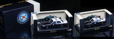 1/64 Florida Highway Patrol SET OF 2 vehicles - Ford Crown Victoria (with gift box) AND Dodge Charger