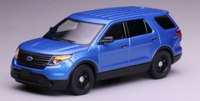1/64 Unmarked BLUE 2013 Ford Police Interceptor Utility