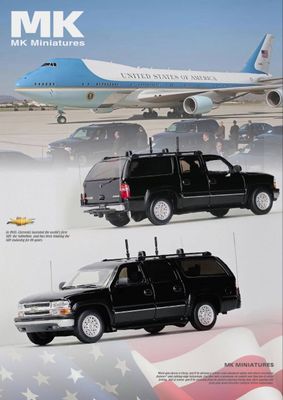 1/64 Central Intelligence Agency (CIA) Signal Jammer 2003 Chevrolet Suburban GMT800