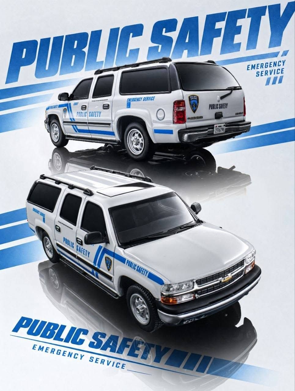 1/64 City University of New York (CUNY) Public Safety 2003 Chevrolet Suburban GMT800