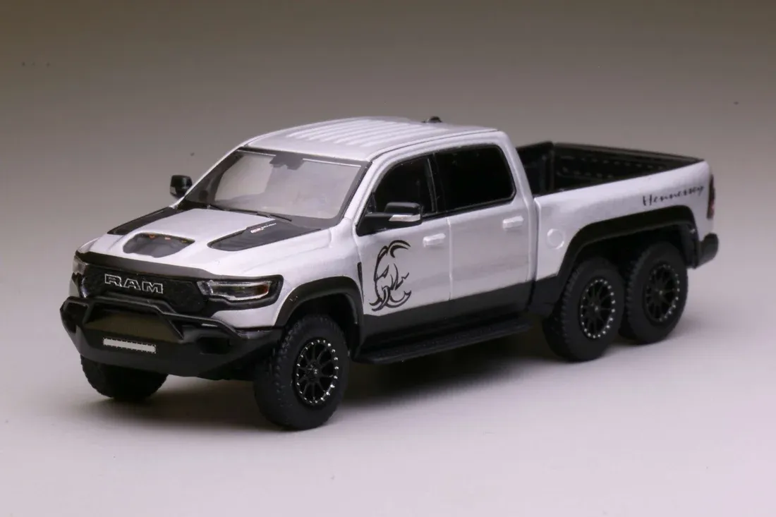 1/64 Ram 1500 TRX Hennessey Mammoth 6x6 with WORKING HEADLIGHTS and TAILLIGHTS