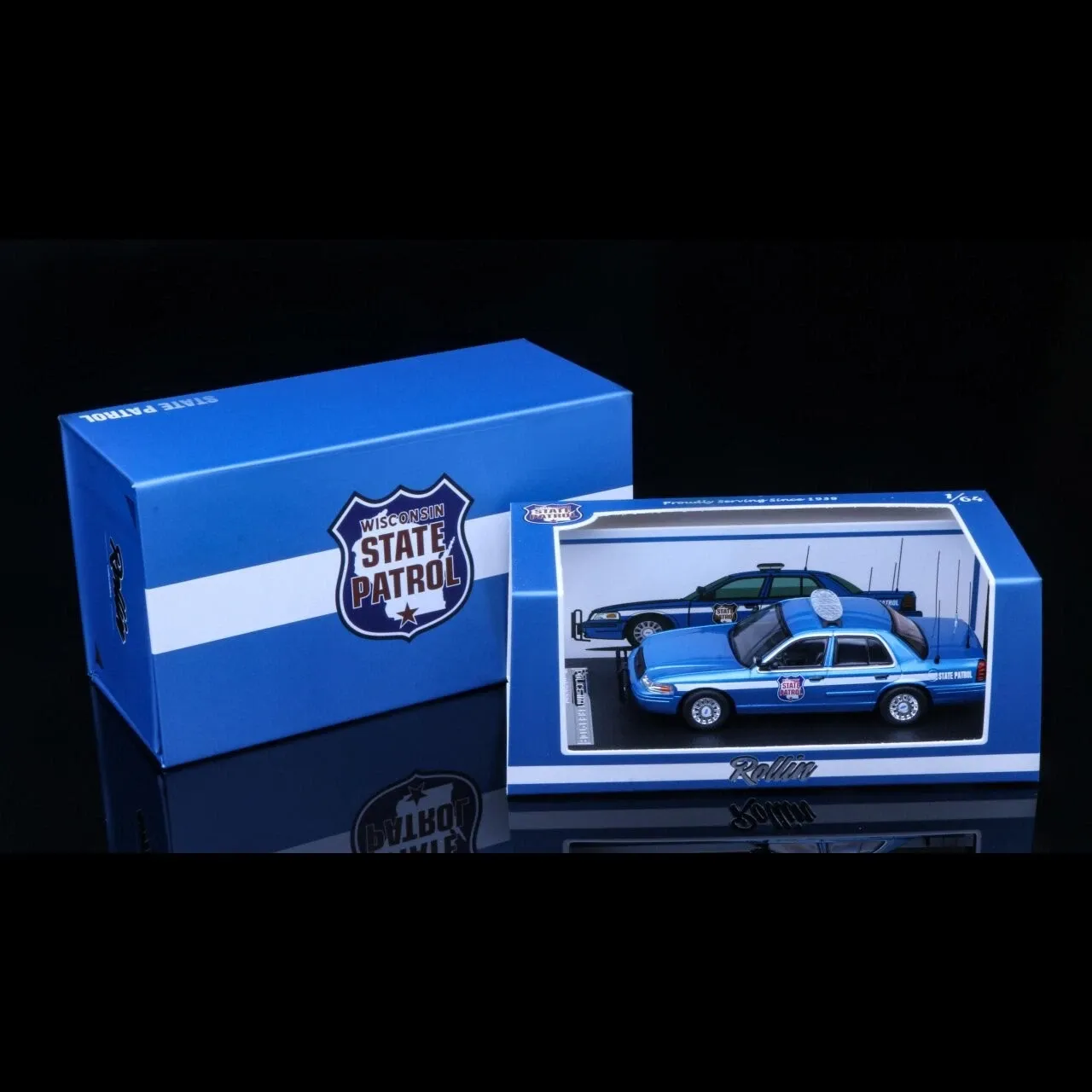 1/64 Wisconsin State Patrol Ford Crown Victoria