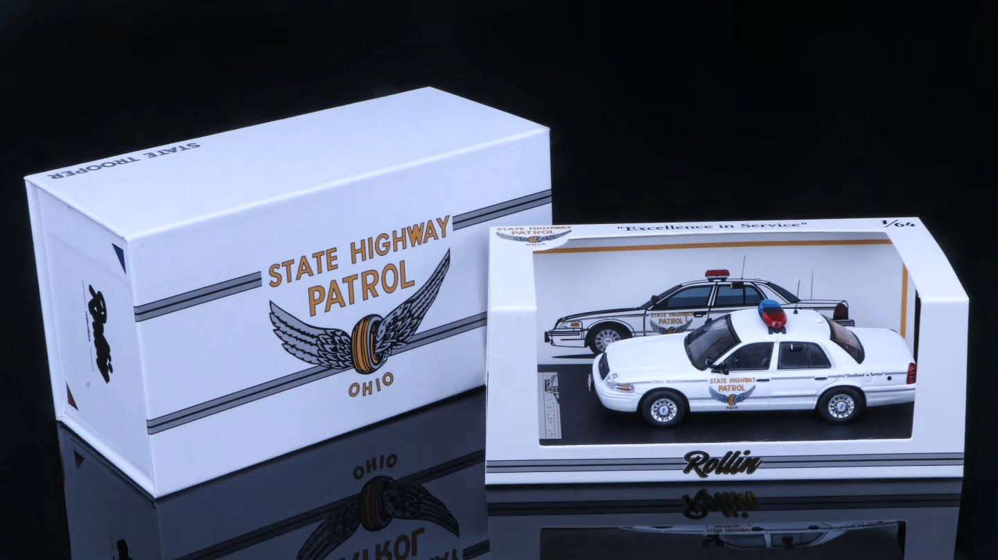 1/64 Ohio State Highway Patrol Ford Crown Victoria (with gift box)