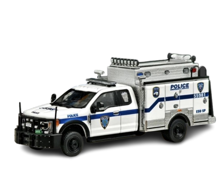APAxpo Exclusive 1/64 Port Authority of New York and New Jersey Police Emergency Service Unit Ford F-550