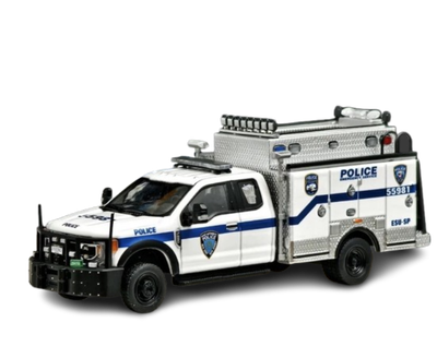 EN ROUTE TO US - PRE-ORDERS ACCEPTED SOON: APAxpo Exclusive 1/64 Port Authority of New York and New Jersey Police (PAPD) Emergency Service Unit Ford F-550