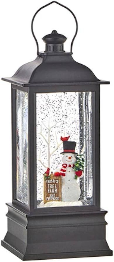 8.75&quot; Frosty&#39;s Tree Farm Lantern