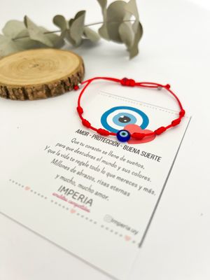 Pulsera 7 nudos + ojito protector
