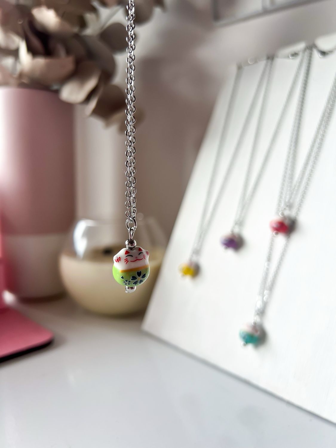 Gatito de la fortuna - VERDE