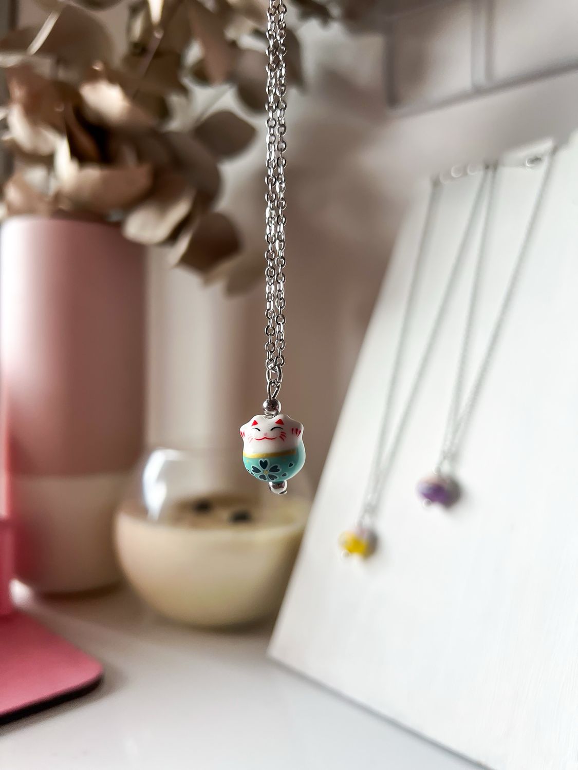 Gatito de la fortuna - CELESTE