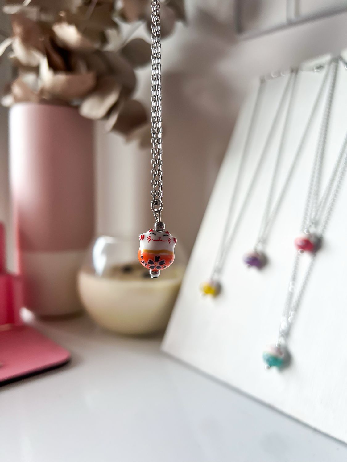 Gatito de la fortuna - NARANJA