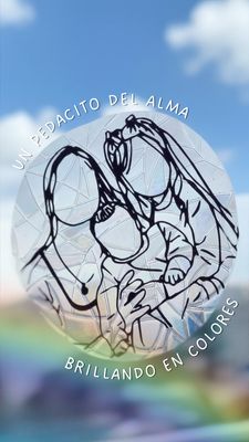 FOTO ARCOÍRIS / vinilo atrapasol ilustrado