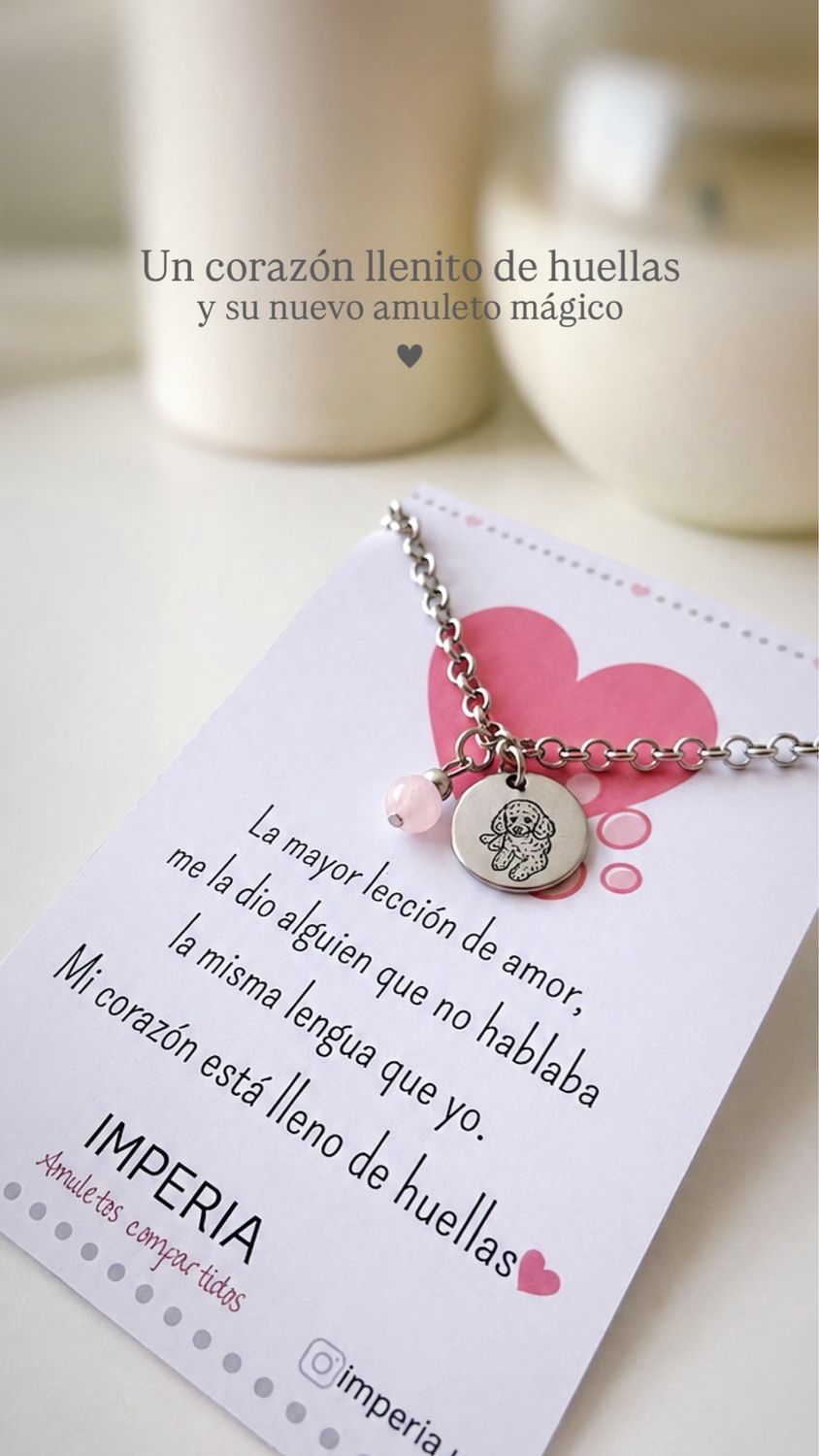 PULSERA HUELLITAS 🐾