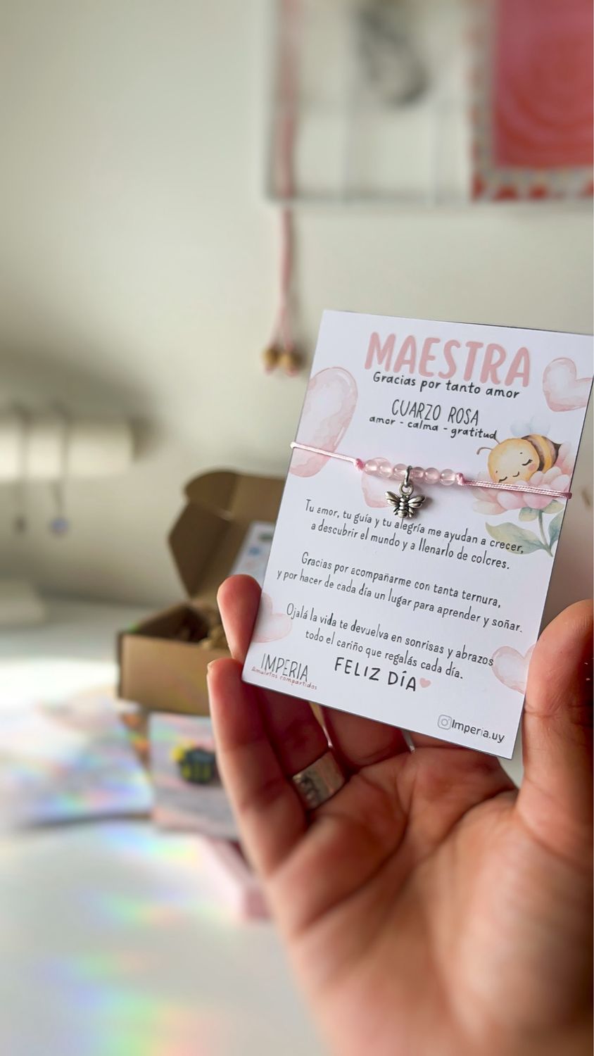 PULSERA MAESTRA ABEJITA