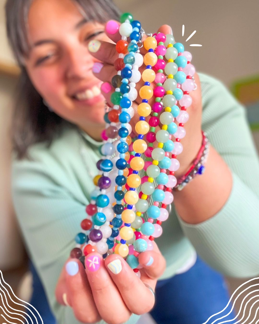 COLLAR COLORES (piedras naturales)