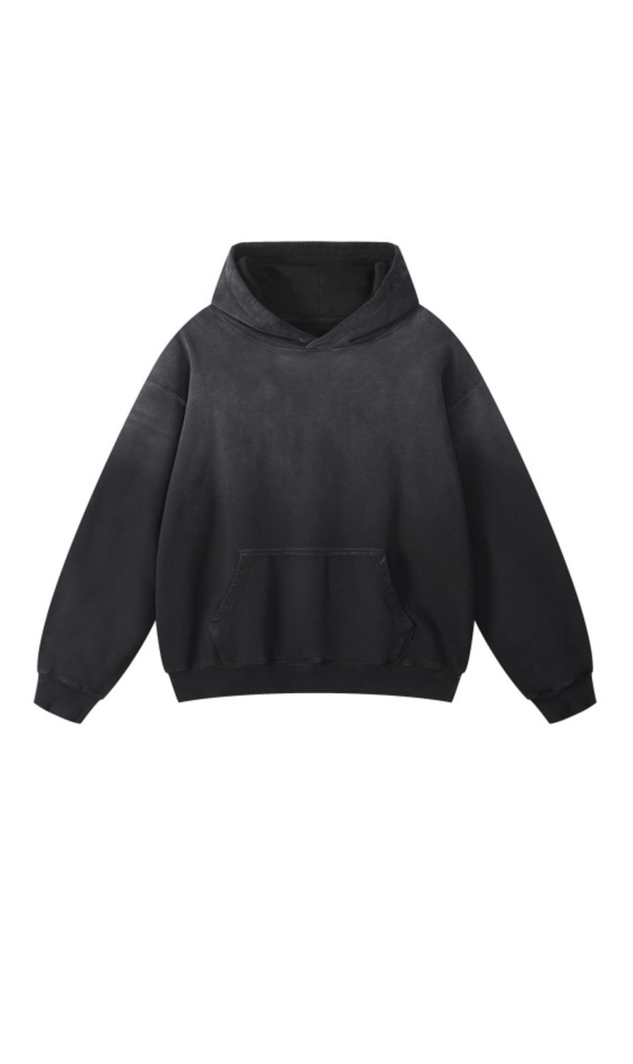 12am faded oversized hoodie
