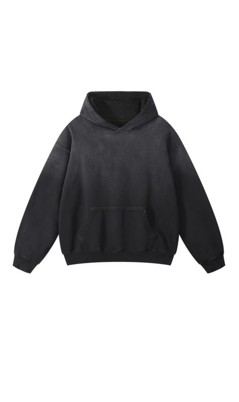 12am faded oversized hoodie