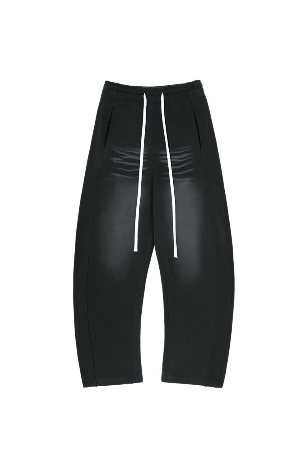 12am faded straight leg pants