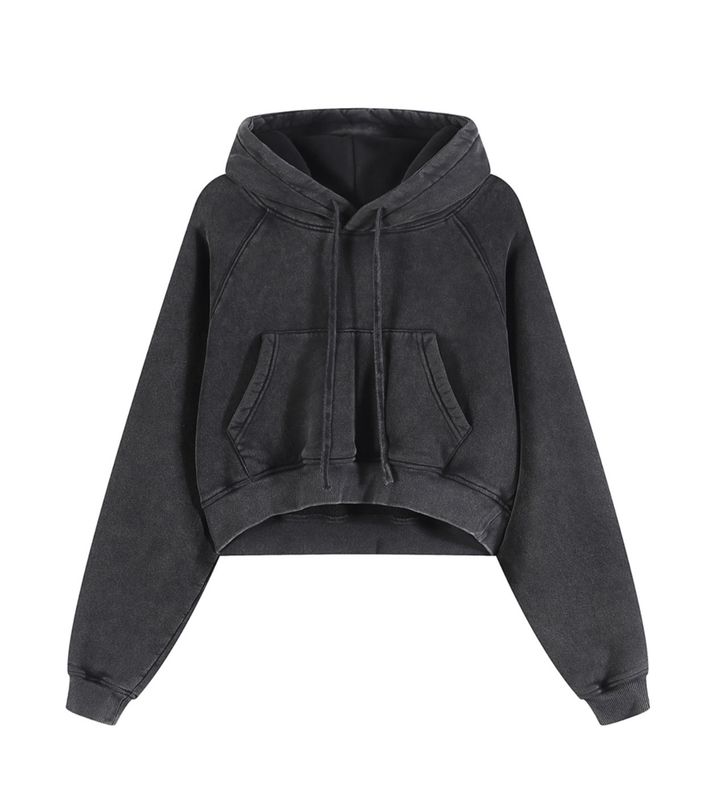 12am cropped hoodie