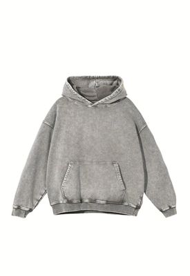 washed oversized hoodie