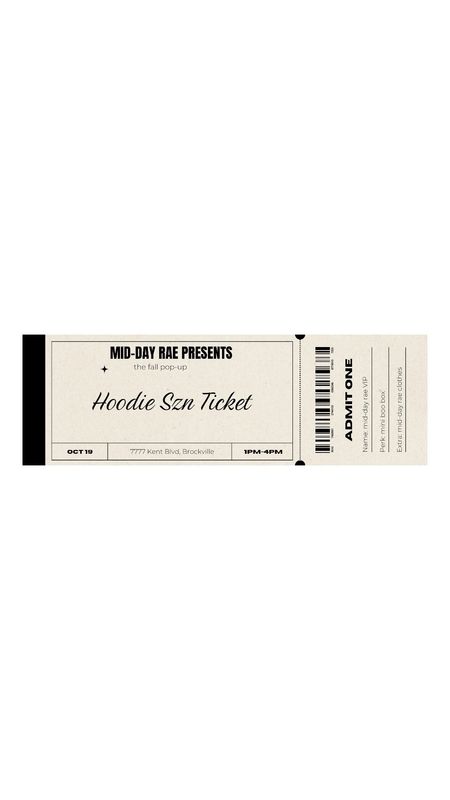 hoodie szn ticket