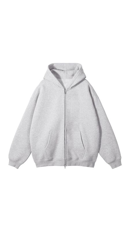 fleece double zip up