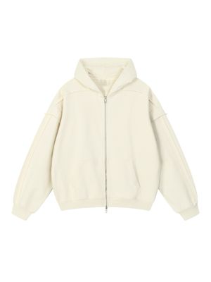 raw double layered zip up