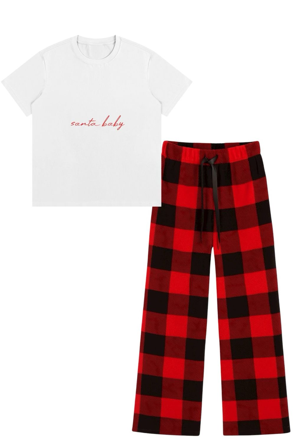 santa baby pj set