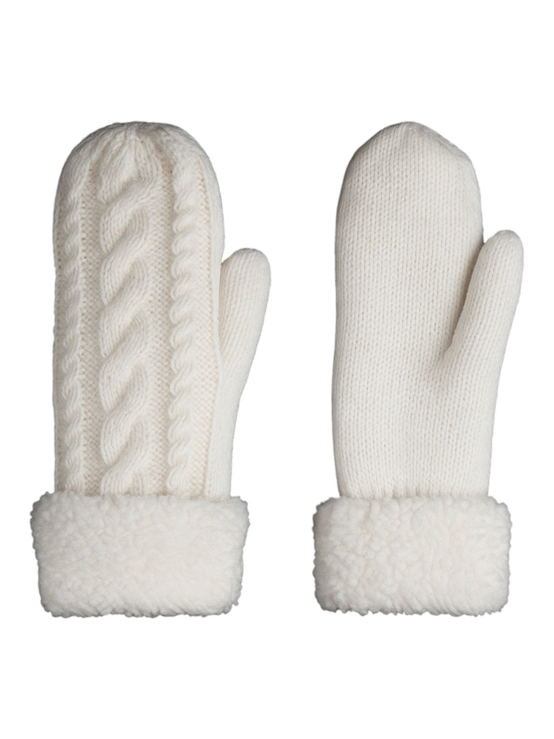plush lined mittens