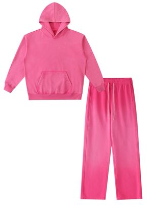 pink faded heavyweight set