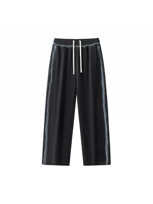 contrast faded fleece sweatpants