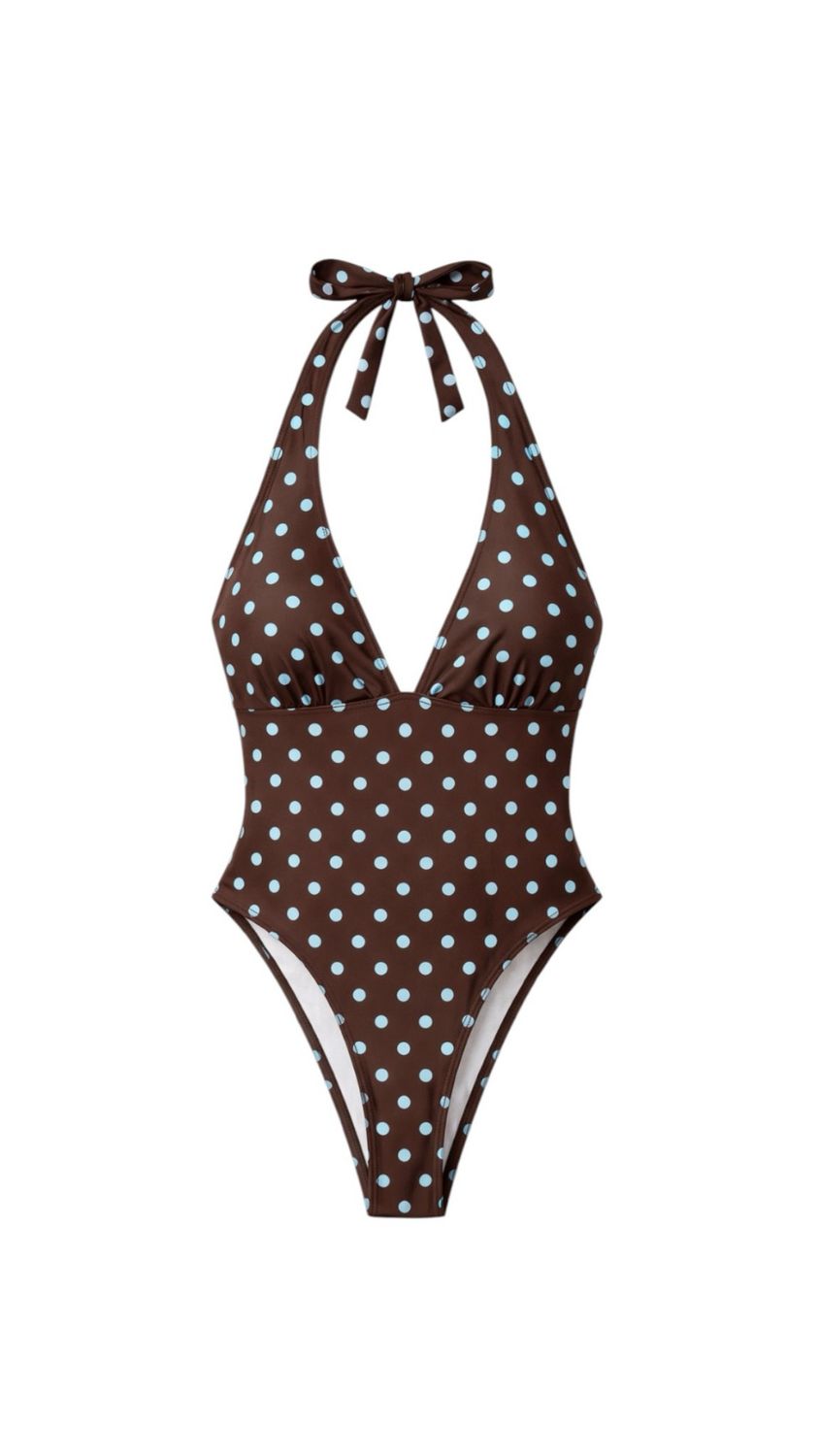 cocoa polka one piece