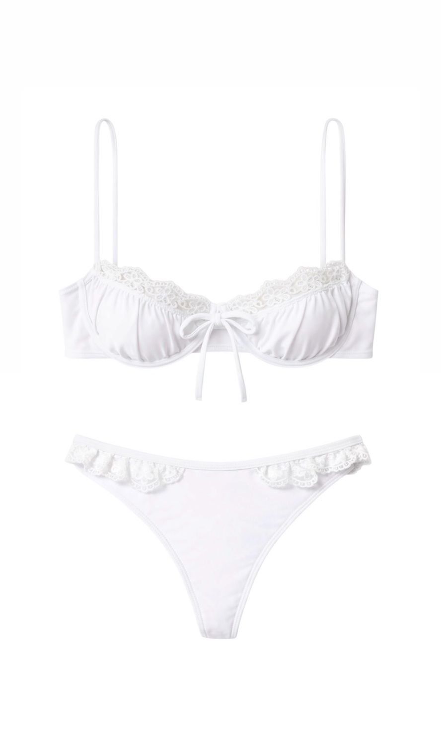 ivory lace bikini
