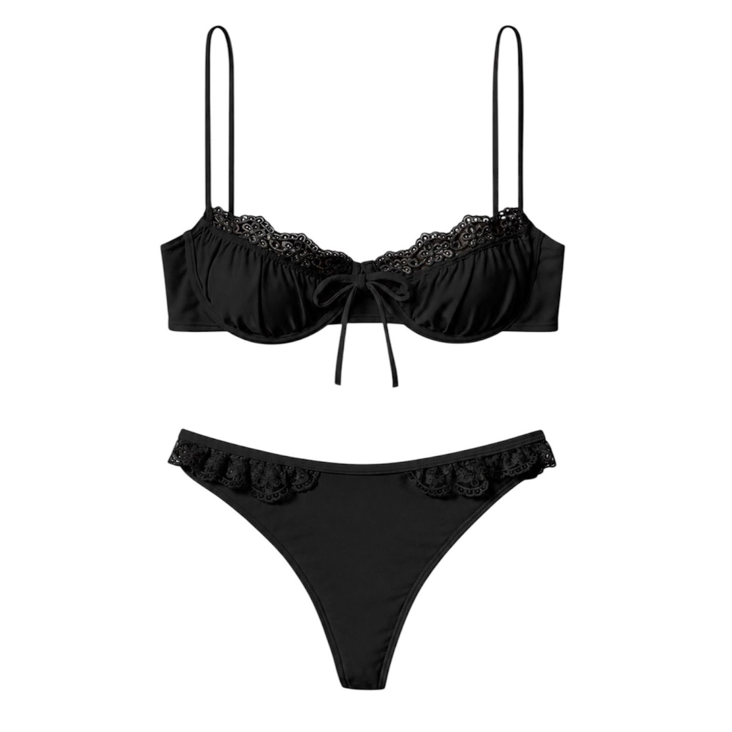 midnight lace bikini