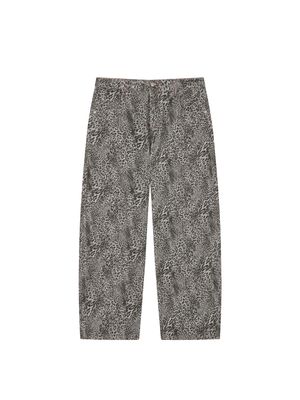 washed leopard jeans