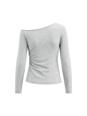 off shoulder long sleeve