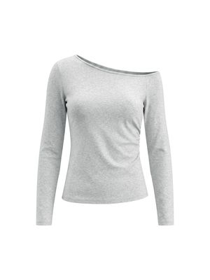 off shoulder long sleeve