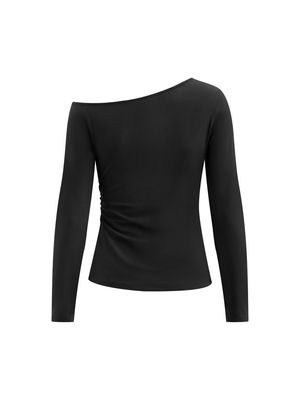 off shoulder long sleeve