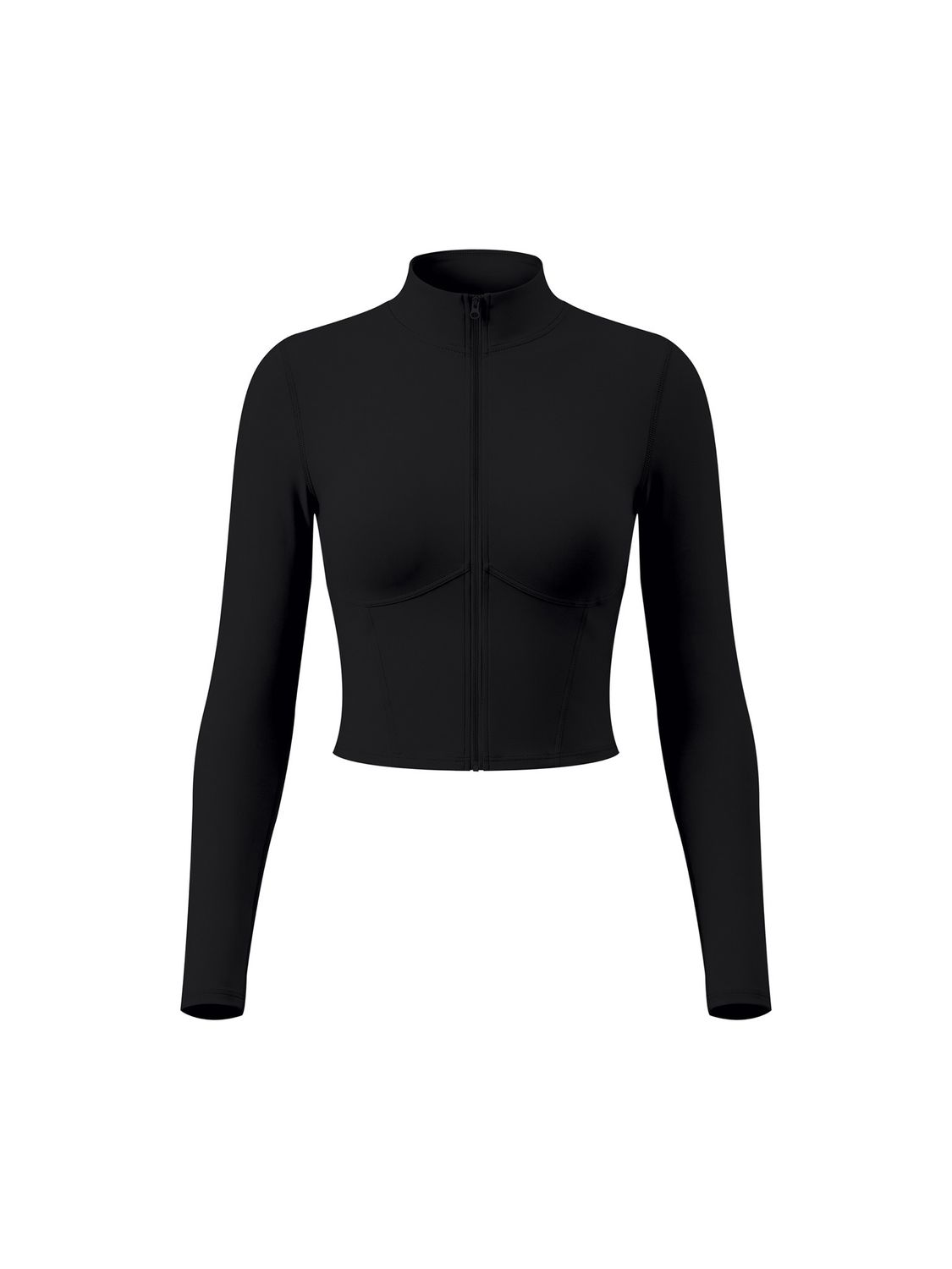 fitted zip up
