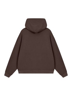 boxy waffle hoodie
