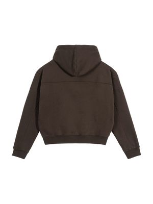 fleece boxy zip up