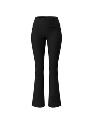 fitted foldover pants