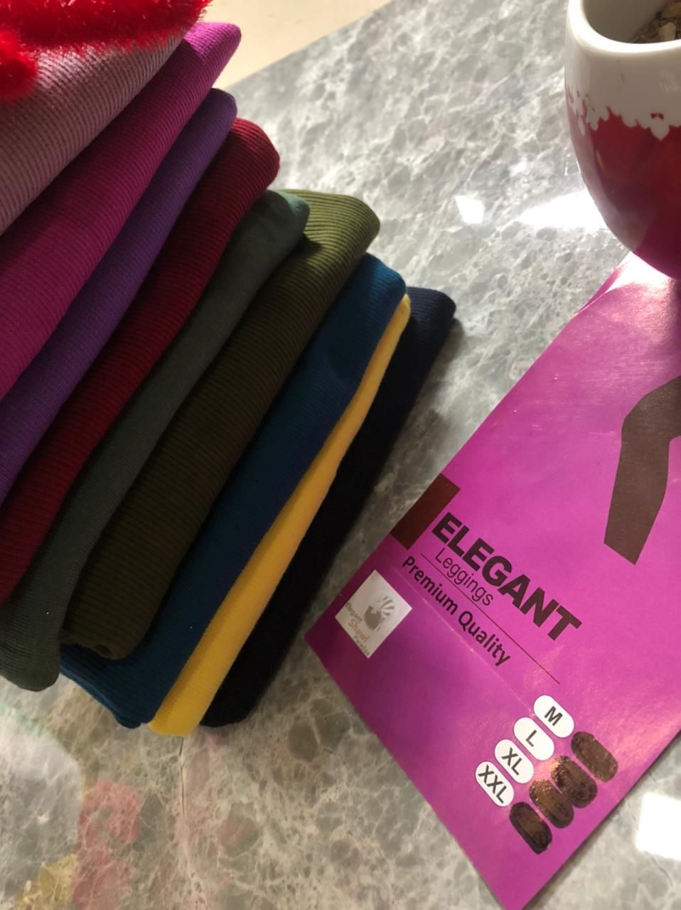 Elegant Leggings premium quality  RIB LEGGINGS