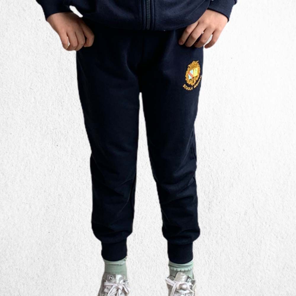 MELBY | ​Pantalone in felpa garzata BAROLO | colore blu
